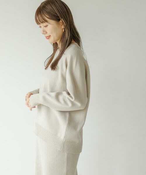 Sonny Label / サニーレーベル ワンピース | 『WEB限定』スウェットライクニット×スカートセットアップ | 詳細24