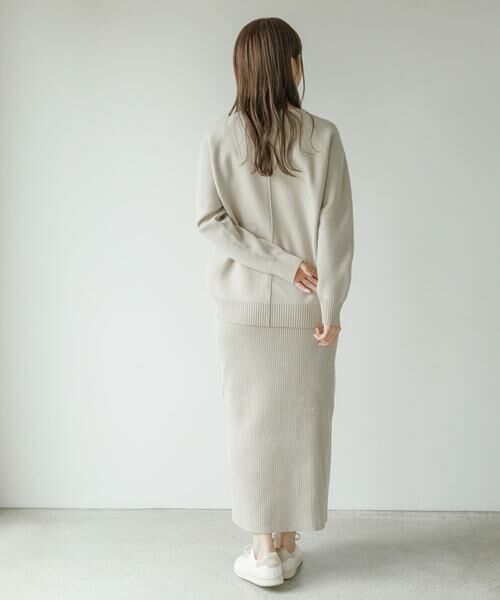 Sonny Label / サニーレーベル ワンピース | 『WEB限定』スウェットライクニット×スカートセットアップ | 詳細29