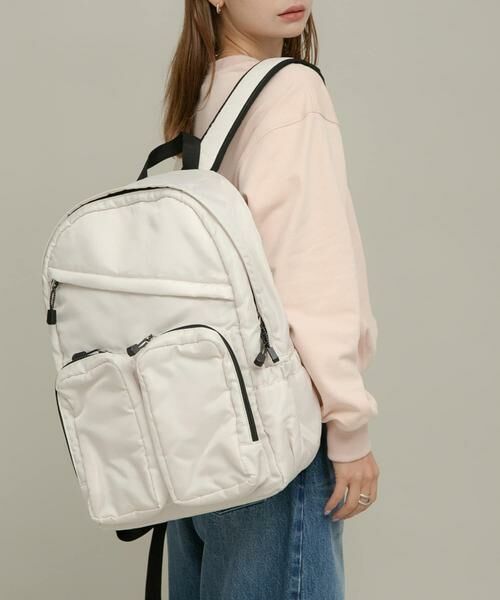 Sonny Label / サニーレーベル リュック・バックパック | グログランユースフルリュック（アイボリー）