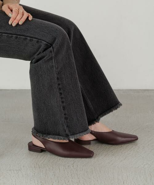 Sonny Label / サニーレーベル パンプス | バックストラップスクエアパンプス | 詳細4