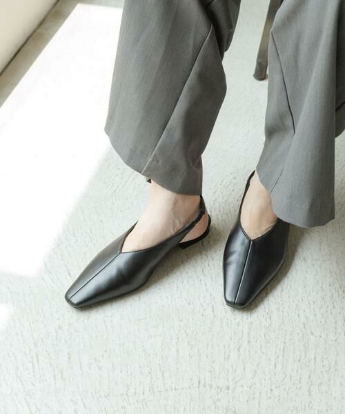 Sonny Label / サニーレーベル パンプス | バックストラップスクエアパンプス | 詳細12