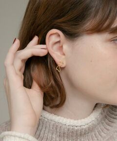 Sonny Label / サニーレーベル ピアス・イヤリング | Double heart pierce
