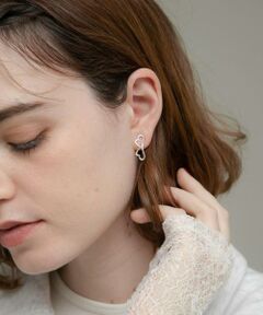 Sonny Label / サニーレーベル ピアス・イヤリング | Double heart pierce