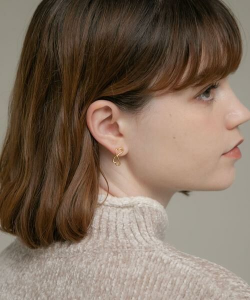 Sonny Label / サニーレーベル ピアス・イヤリング | Double heart pierce | 詳細2