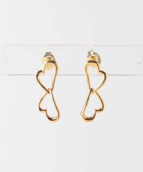 Sonny Label / サニーレーベル ピアス・イヤリング | Double heart pierce | 詳細3