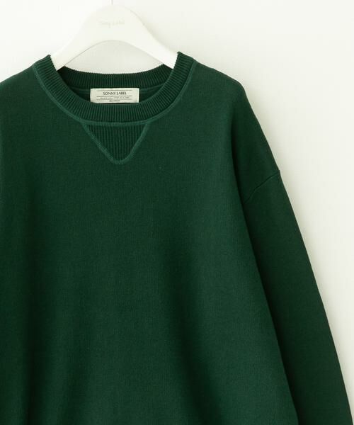 Sonny Label / サニーレーベル ニット・セーター | スウェットライクニットプルオーバー | 詳細11