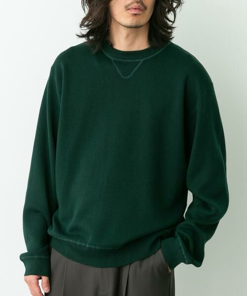 Sonny Label / サニーレーベル ニット・セーター | スウェットライクニットプルオーバー | 詳細13