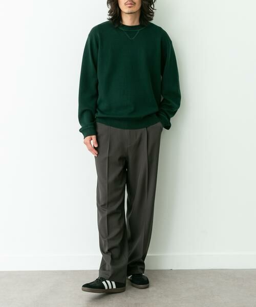 Sonny Label / サニーレーベル ニット・セーター | スウェットライクニットプルオーバー | 詳細15