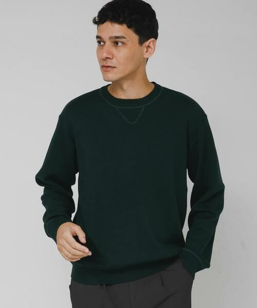 Sonny Label / サニーレーベル ニット・セーター | スウェットライクニットプルオーバー | 詳細2