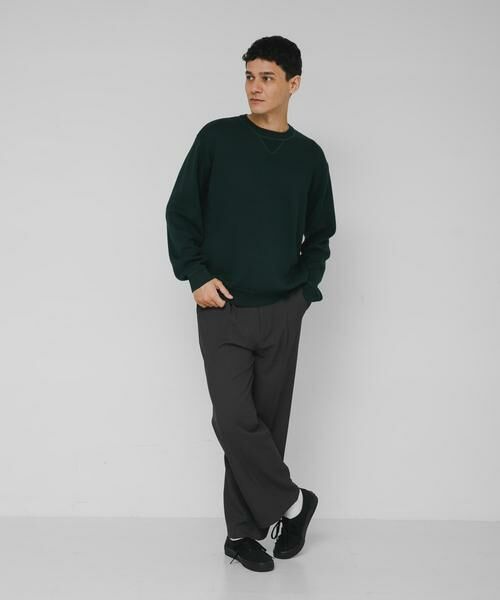 Sonny Label / サニーレーベル ニット・セーター | スウェットライクニットプルオーバー | 詳細6