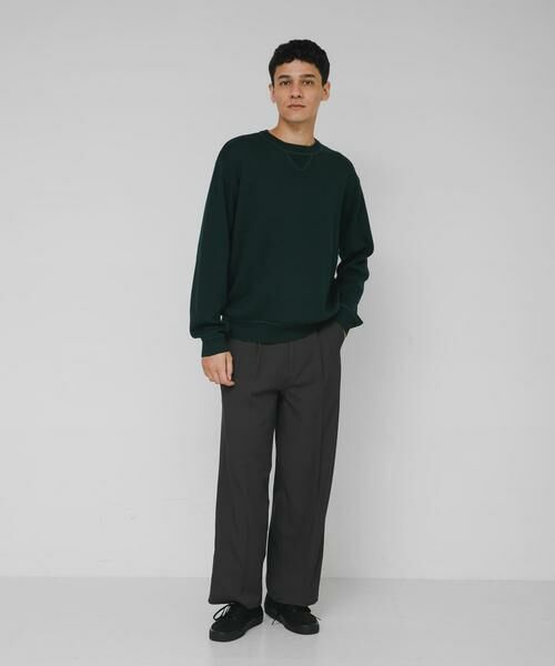 Sonny Label / サニーレーベル ニット・セーター | スウェットライクニットプルオーバー | 詳細7