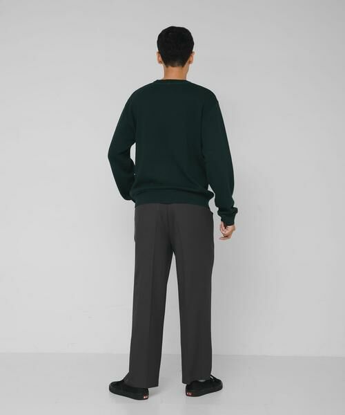 Sonny Label / サニーレーベル ニット・セーター | スウェットライクニットプルオーバー | 詳細9