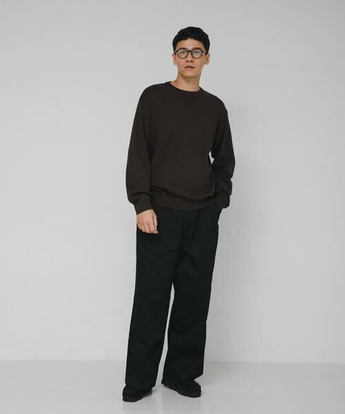 Sonny Label / サニーレーベル ニット・セーター | スウェットライクニットプルオーバー | 詳細21