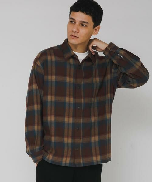 Sonny Label / サニーレーベル シャツ・ブラウス | リラックスフィットチェックレギュラーシャツ | 詳細1