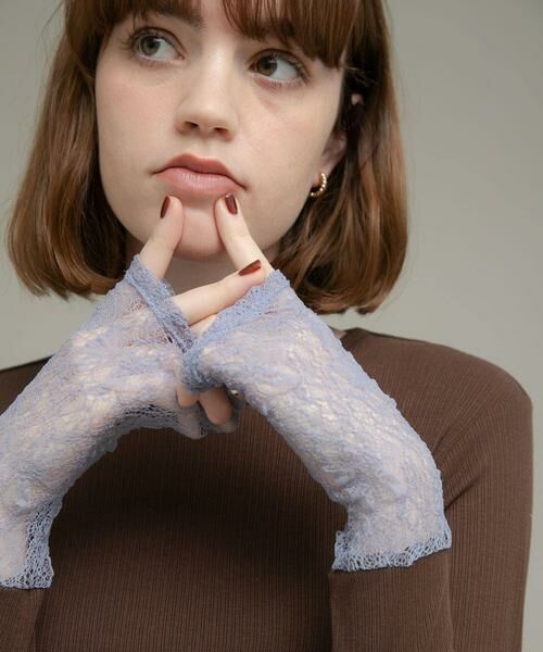 Sonny Label / サニーレーベル Tシャツ | 『WEB限定』レーススリーブレイヤードロングTシャツ | 詳細1