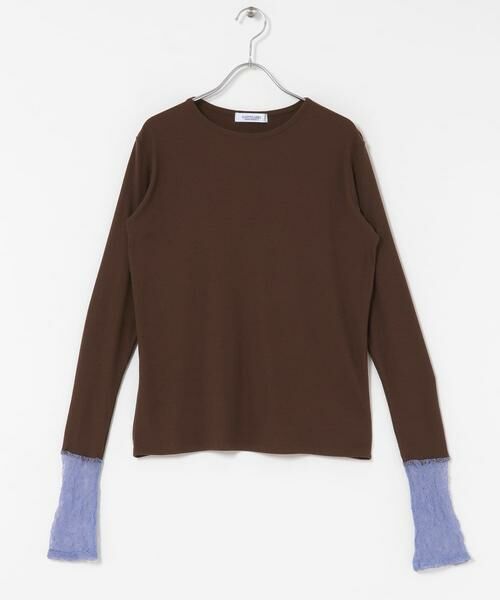 Sonny Label / サニーレーベル Tシャツ | 『WEB限定』レーススリーブレイヤードロングTシャツ | 詳細8