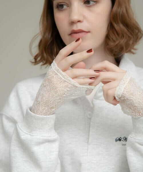 Sonny Label / サニーレーベル Tシャツ | 『WEB限定』レーススリーブレイヤードロングTシャツ | 詳細15