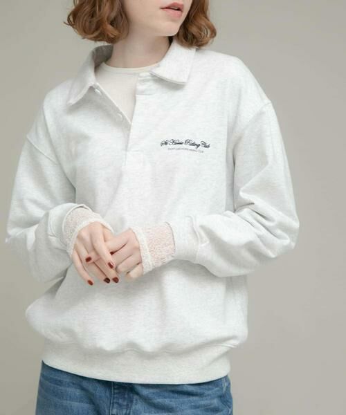 Sonny Label / サニーレーベル Tシャツ | 『WEB限定』レーススリーブレイヤードロングTシャツ | 詳細18