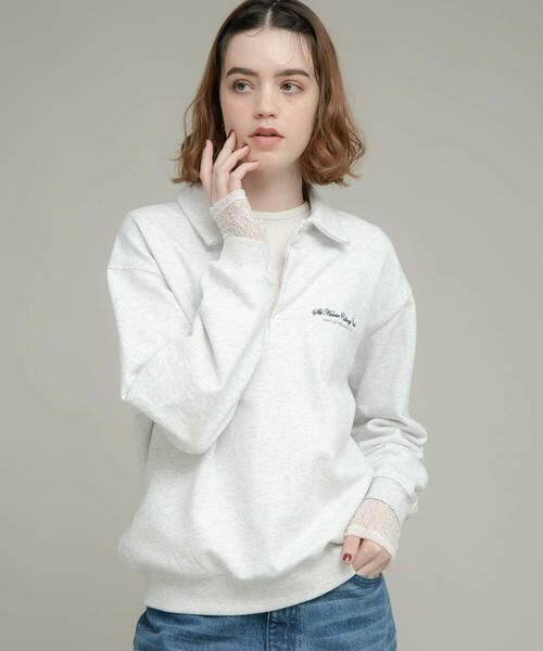 Sonny Label / サニーレーベル Tシャツ | 『WEB限定』レーススリーブレイヤードロングTシャツ | 詳細19