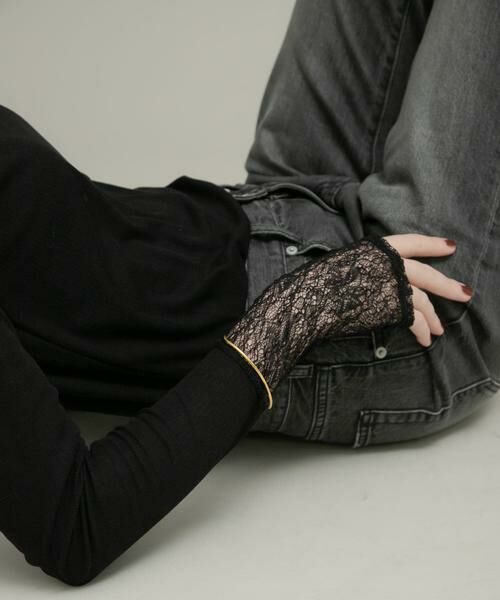 Sonny Label / サニーレーベル Tシャツ | 『WEB限定』レーススリーブレイヤードロングTシャツ | 詳細25