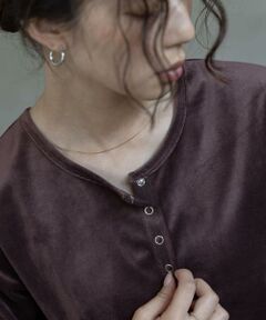 Sonny Label / サニーレーベル Tシャツ | 『UR TECH』ベロアヘンリーネックプルオーバー