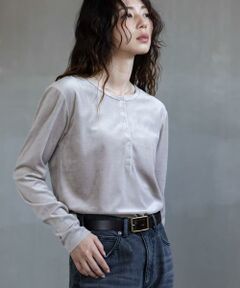 Sonny Label / サニーレーベル Tシャツ | 『UR TECH』ベロアヘンリーネックプルオーバー