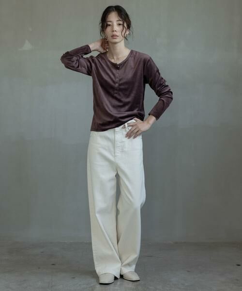 Sonny Label / サニーレーベル Tシャツ | 『UR TECH』ベロアヘンリーネックプルオーバー | 詳細6