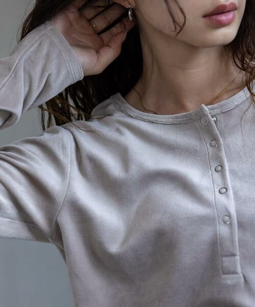 Sonny Label / サニーレーベル Tシャツ | 『UR TECH』ベロアヘンリーネックプルオーバー | 詳細15