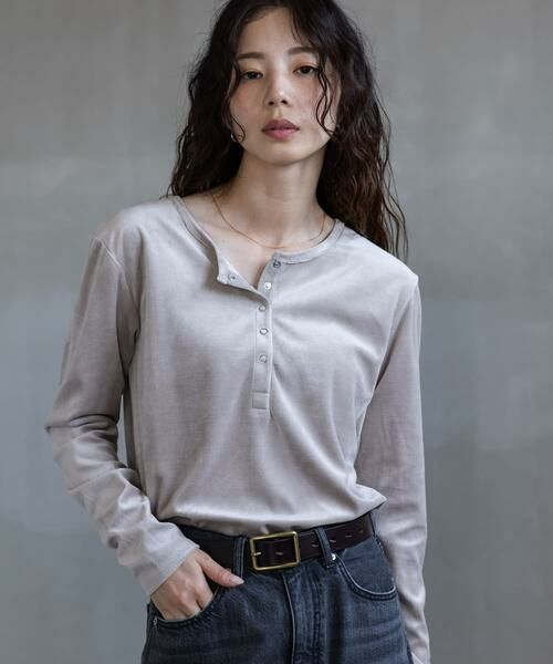 Sonny Label / サニーレーベル Tシャツ | 『UR TECH』ベロアヘンリーネックプルオーバー | 詳細16