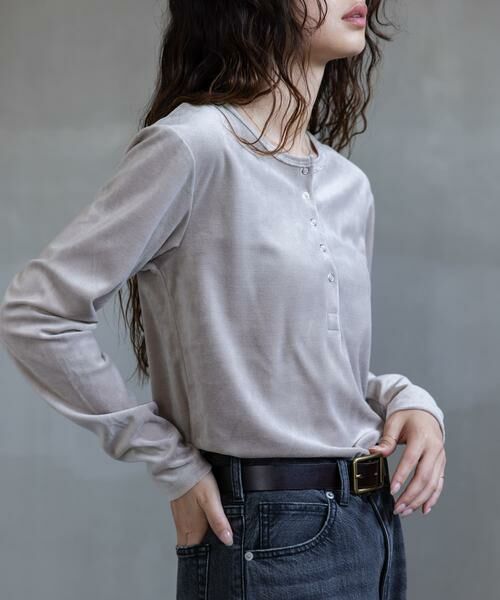 Sonny Label / サニーレーベル Tシャツ | 『UR TECH』ベロアヘンリーネックプルオーバー | 詳細18