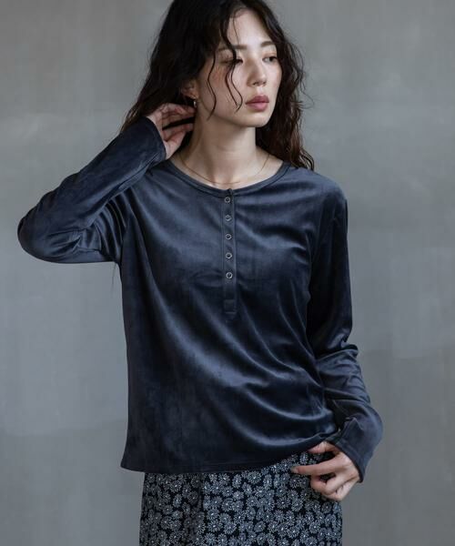 Sonny Label / サニーレーベル Tシャツ | 『UR TECH』ベロアヘンリーネックプルオーバー | 詳細26