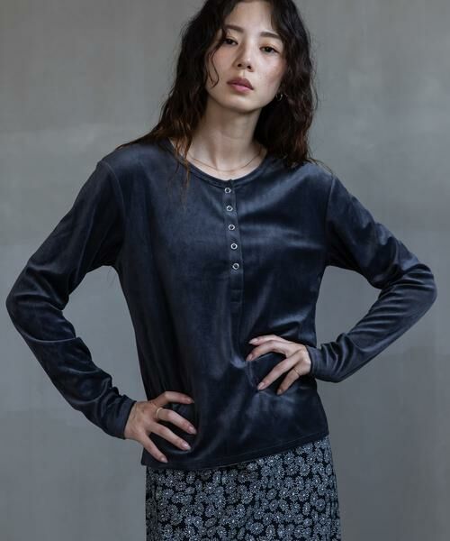 Sonny Label / サニーレーベル Tシャツ | 『UR TECH』ベロアヘンリーネックプルオーバー | 詳細27