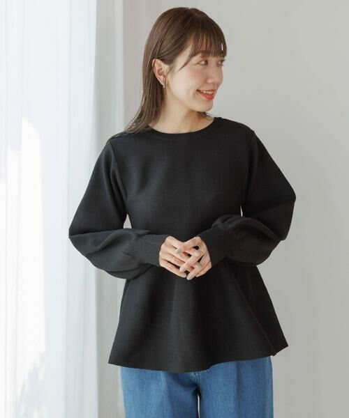 Sonny Label / サニーレーベル ニット・セーター | 『WEB限定』2WAYペプラムニットプルオーバー | 詳細1