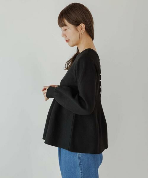 Sonny Label / サニーレーベル ニット・セーター | 『WEB限定』2WAYペプラムニットプルオーバー | 詳細4