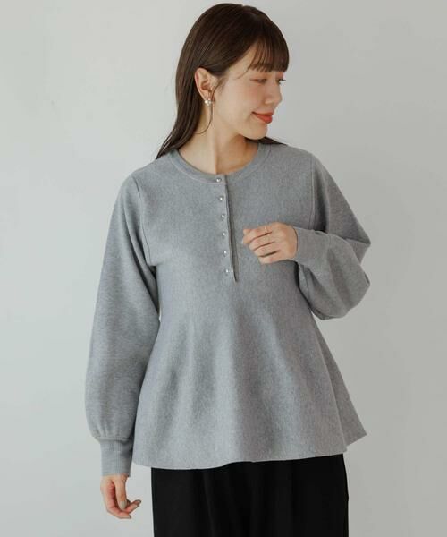 Sonny Label / サニーレーベル ニット・セーター | 『WEB限定』2WAYペプラムニットプルオーバー | 詳細13