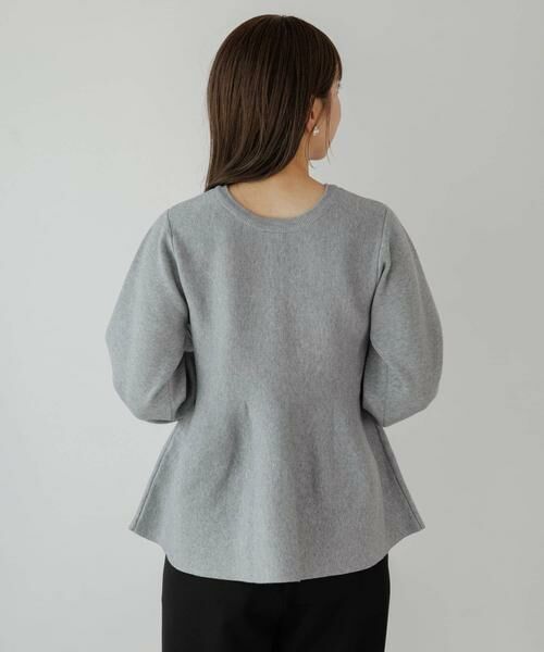 Sonny Label / サニーレーベル ニット・セーター | 『WEB限定』2WAYペプラムニットプルオーバー | 詳細15