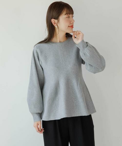 Sonny Label / サニーレーベル ニット・セーター | 『WEB限定』2WAYペプラムニットプルオーバー | 詳細16