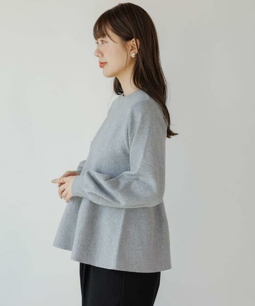 Sonny Label / サニーレーベル ニット・セーター | 『WEB限定』2WAYペプラムニットプルオーバー | 詳細17