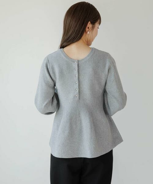 Sonny Label / サニーレーベル ニット・セーター | 『WEB限定』2WAYペプラムニットプルオーバー | 詳細18