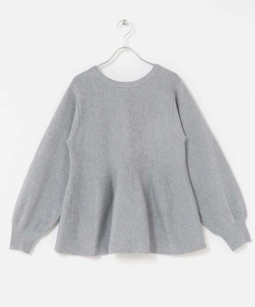 Sonny Label / サニーレーベル ニット・セーター | 『WEB限定』2WAYペプラムニットプルオーバー | 詳細20