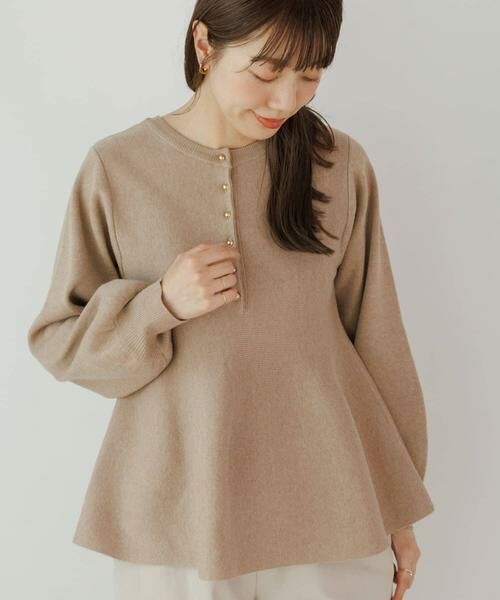 Sonny Label / サニーレーベル ニット・セーター | 『WEB限定』2WAYペプラムニットプルオーバー | 詳細24