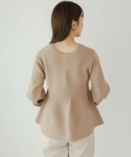 Sonny Label / サニーレーベル ニット・セーター | 『WEB限定』2WAYペプラムニットプルオーバー | 詳細27