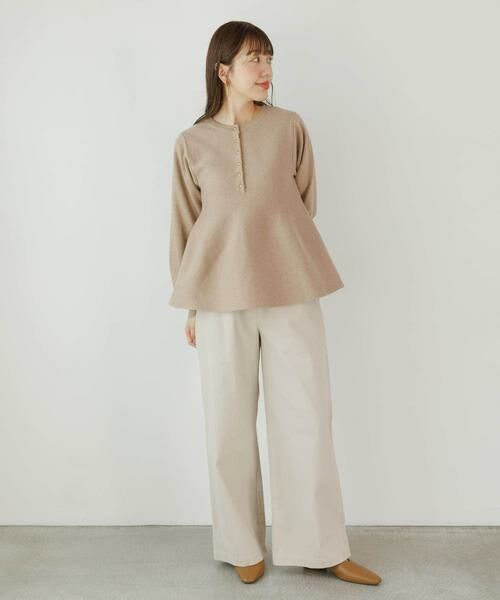 Sonny Label / サニーレーベル ニット・セーター | 『WEB限定』2WAYペプラムニットプルオーバー | 詳細28