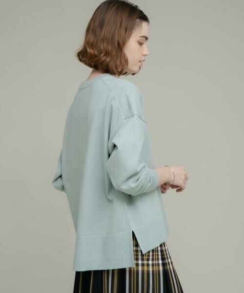 Sonny Label / サニーレーベル ニット・セーター | 『洗濯可』サイドスリットハイゲージプルオーバー | 詳細4