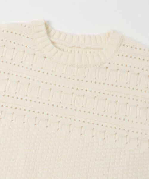 Sonny Label / サニーレーベル ニット・セーター | 『WEB限定』アイレット切替ニットプルオーバー | 詳細22