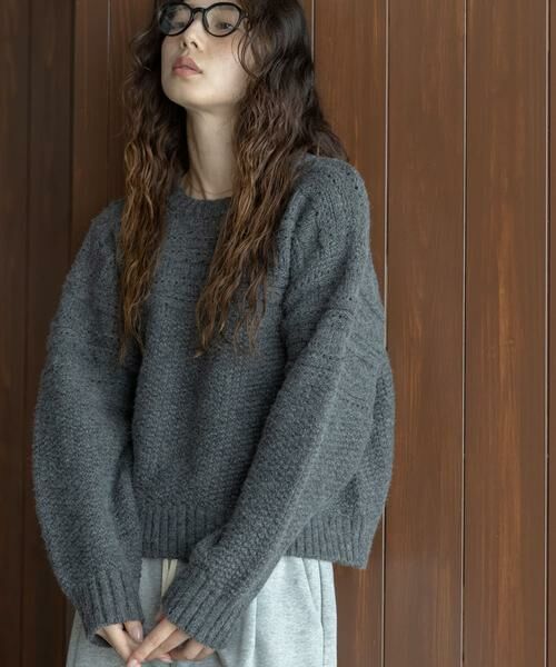 Sonny Label / サニーレーベル ニット・セーター | 『WEB限定』アイレット切替ニットプルオーバー | 詳細25
