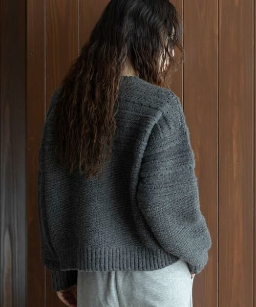 Sonny Label / サニーレーベル ニット・セーター | 『WEB限定』アイレット切替ニットプルオーバー | 詳細26
