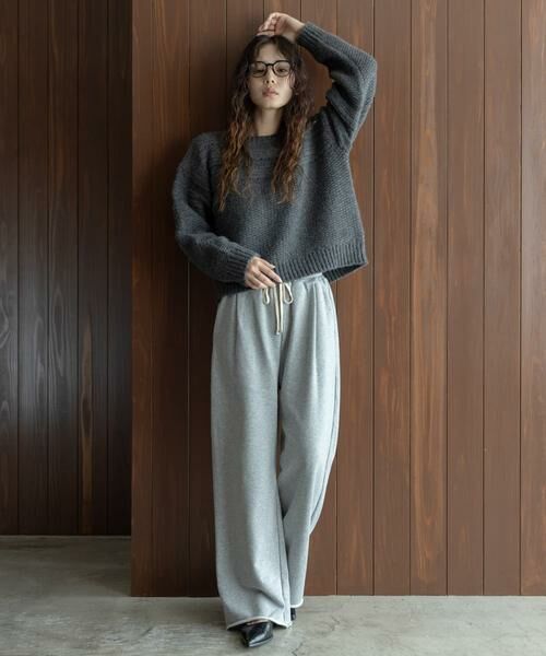 Sonny Label / サニーレーベル ニット・セーター | 『WEB限定』アイレット切替ニットプルオーバー | 詳細27
