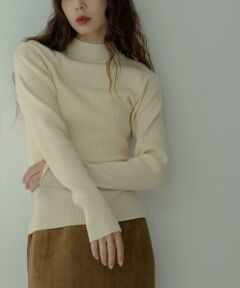 Sonny Label / サニーレーベル ニット・セーター | ウォッシャブルリブハイネックニットプルオーバー