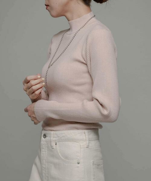 Sonny Label / サニーレーベル ニット・セーター | ウォッシャブルリブハイネックニットプルオーバー | 詳細3